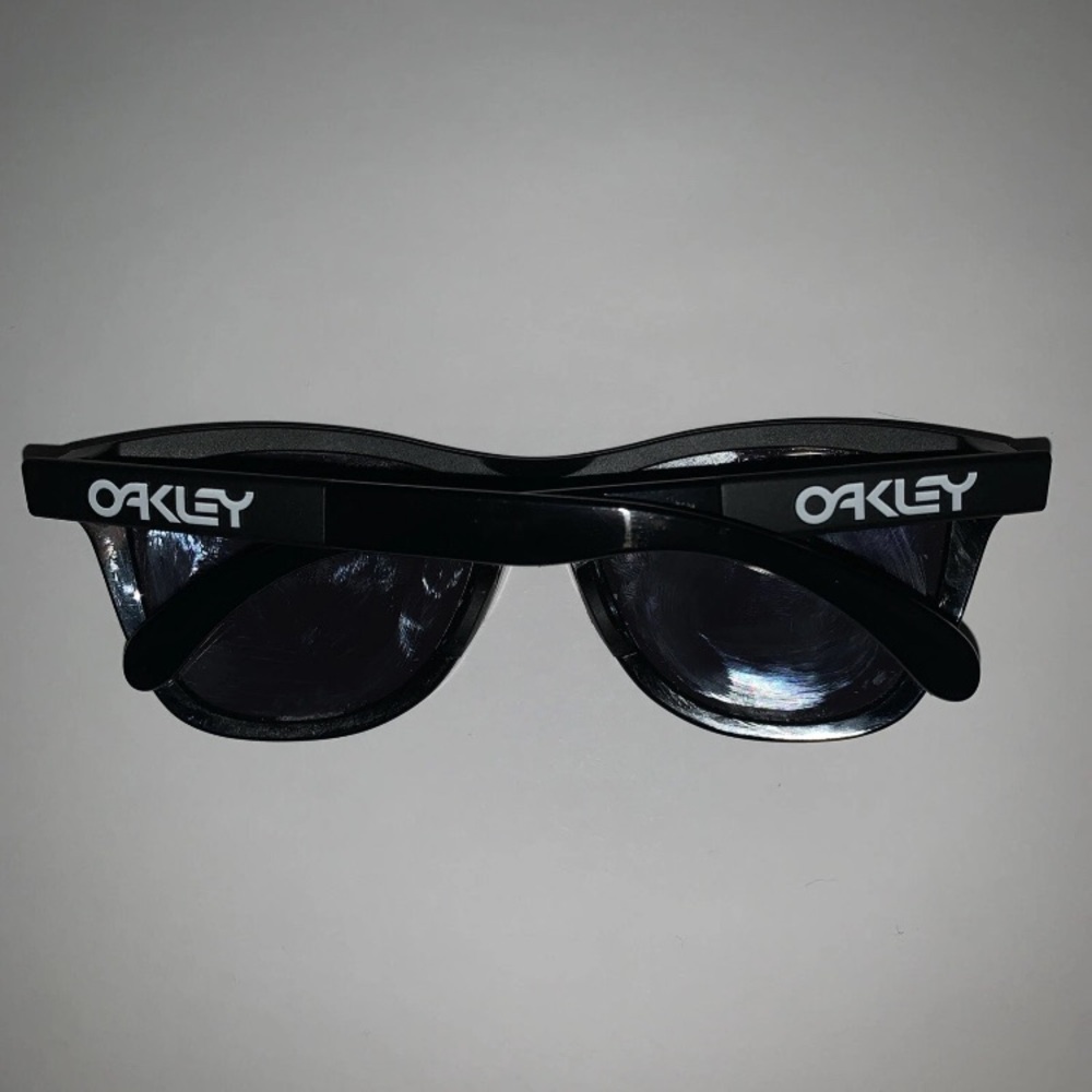 Oakley Frogskins Sunglasses, Black Frame, Black Lens 009284-1155